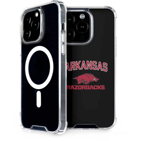University of Arkansas-Fayetteville Razorbacks Black iPhone 15 Pro MagSafe Case